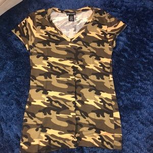 V-Neck Camo Tee